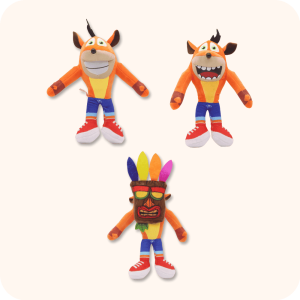 Crash Bandicoot Plush Bundle