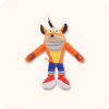 Smiling Crash Bandicoot Plush